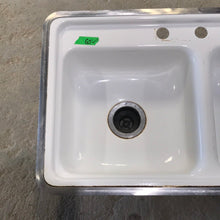 Load image into Gallery viewer, Used RV Double Kitchen Sink 33” W x 19” L - Young Farts RV Parts