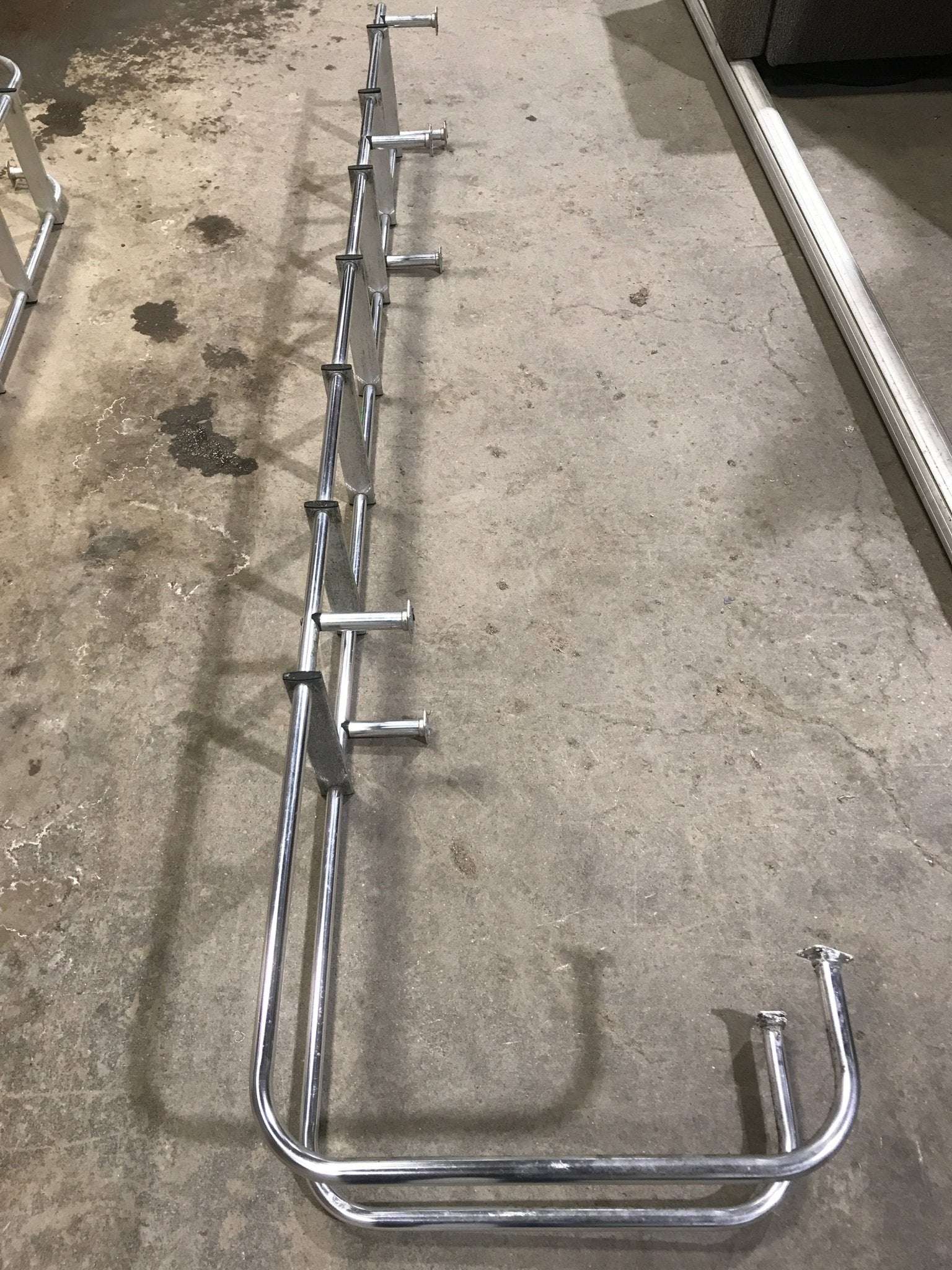 Used RV Exterior Ladder Rail - Aluminum - 100" H - Young Farts RV Parts