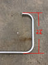 Used RV Exterior Ladder Rail - Aluminum - 109" H - Young Farts RV Parts