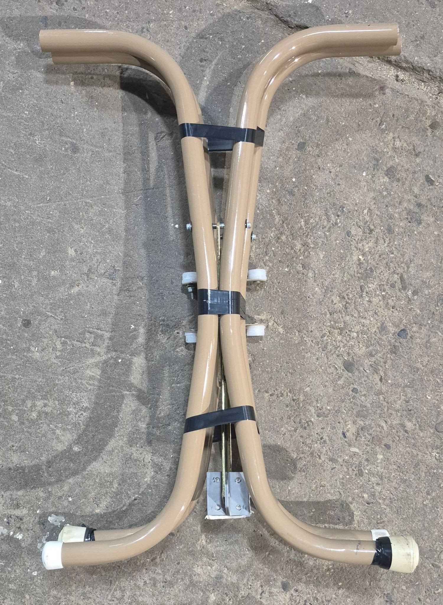 Used RV Folding Table Leg Set 25 1/4" H - BROWN COLOR - Young Farts RV Parts