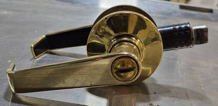 Used RV Interior Door Knob 1" Wall 2 1/2" Latch Locking - Young Farts RV Parts