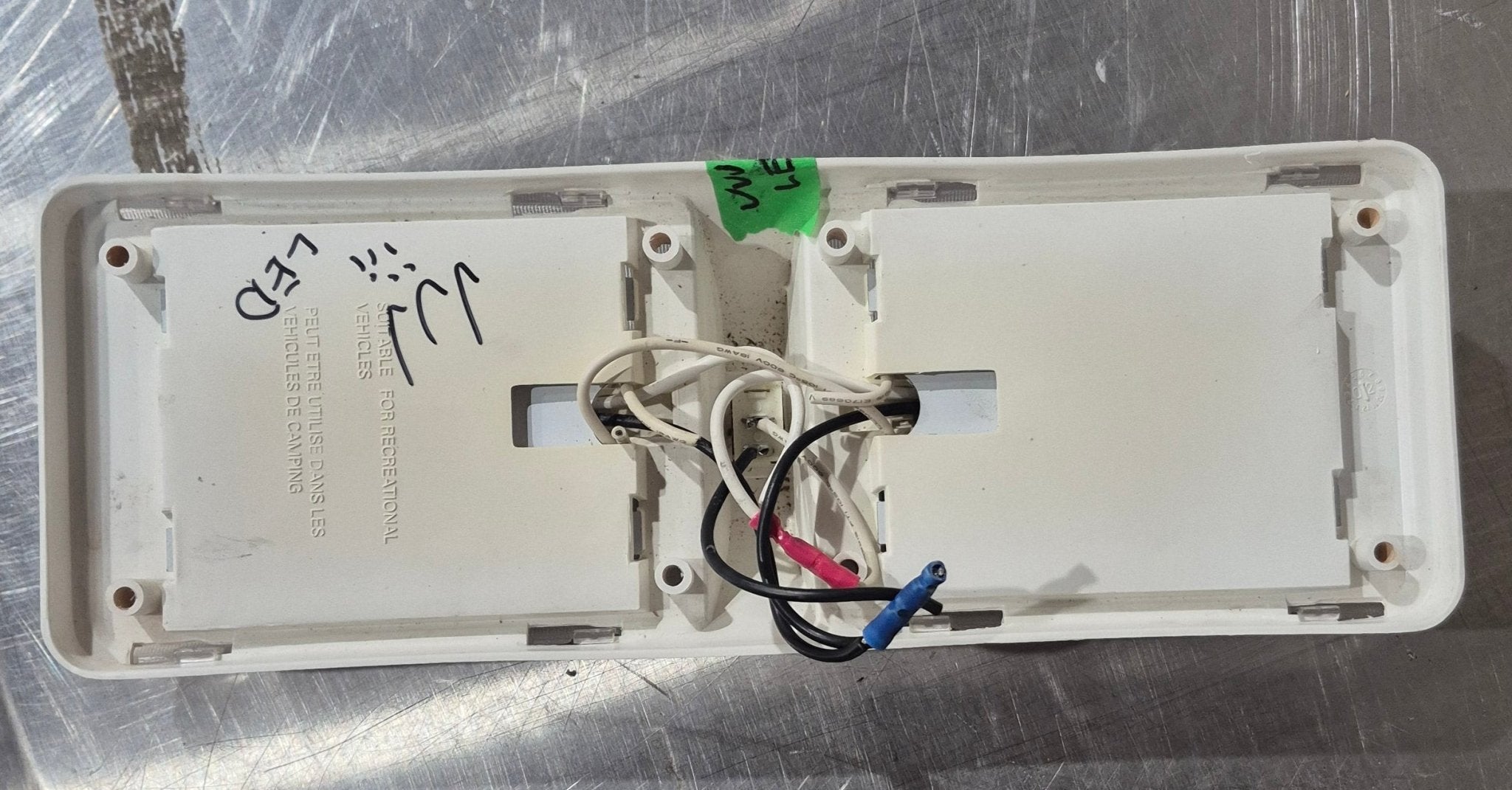 Used RV Interior Light Fixture *DOUBLE* - Young Farts RV Parts