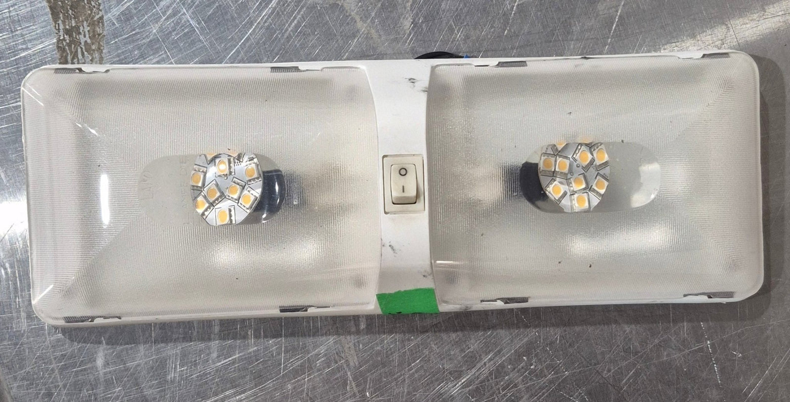 Used RV Interior Light Fixture *DOUBLE* - Young Farts RV Parts