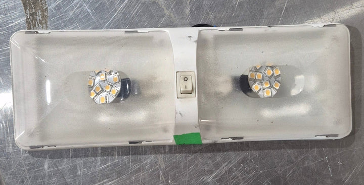 Used RV Interior Light Fixture *DOUBLE* - Young Farts RV Parts