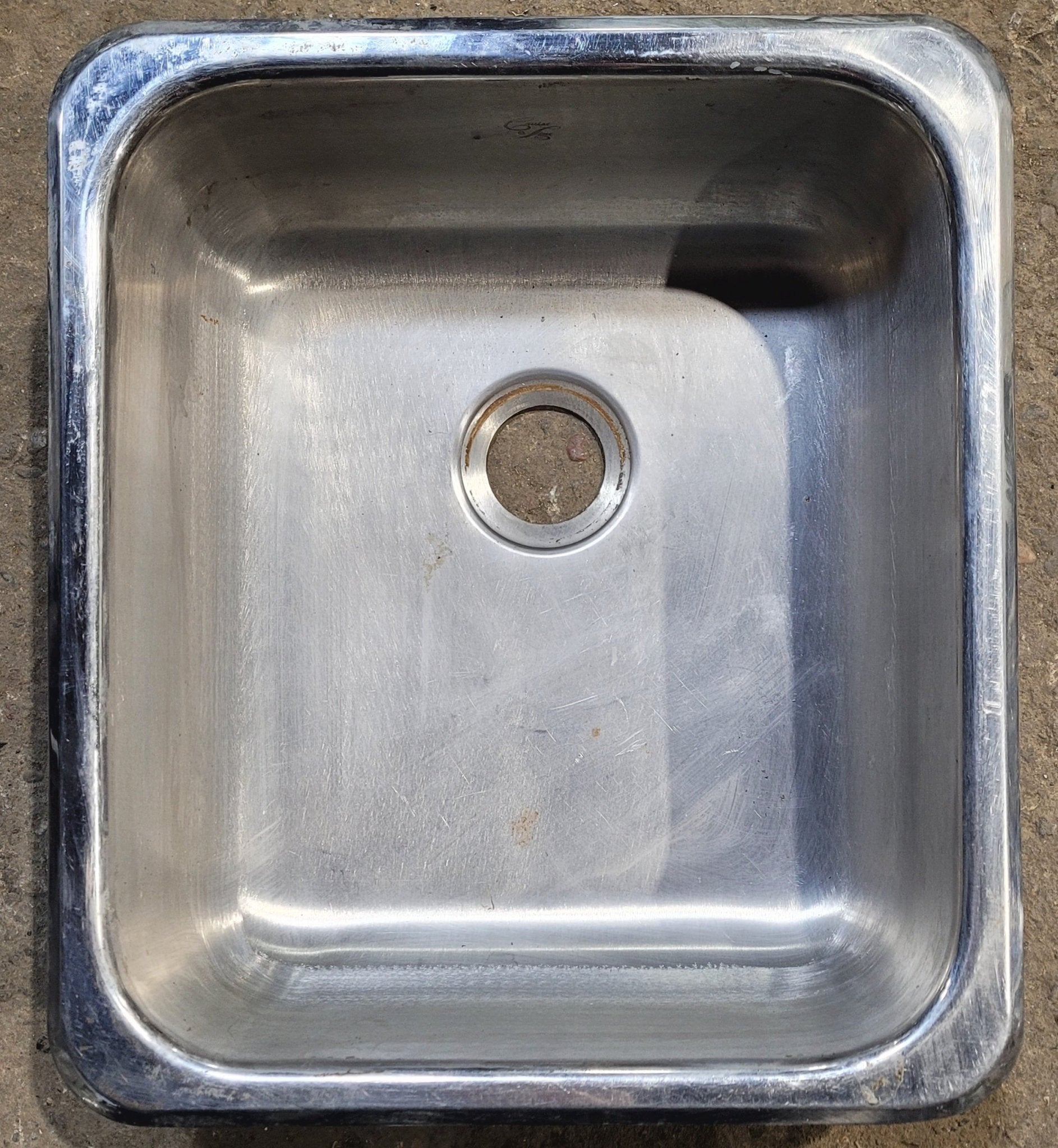 Used RV Kitchen Sink 14” W X 16” L - Young Farts RV Parts