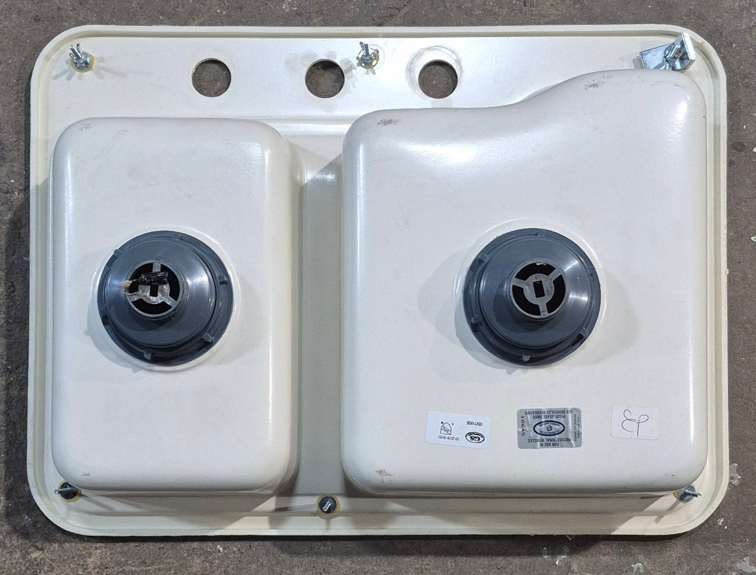 Used RV Kitchen Sink 24 1/4” W x 17 3/4" - Young Farts RV Parts