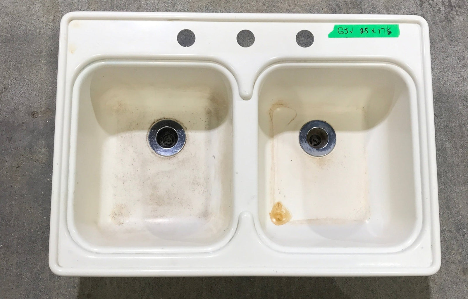 Used RV Kitchen Sink 25” W x 17 1/2” L - Young Farts RV Parts