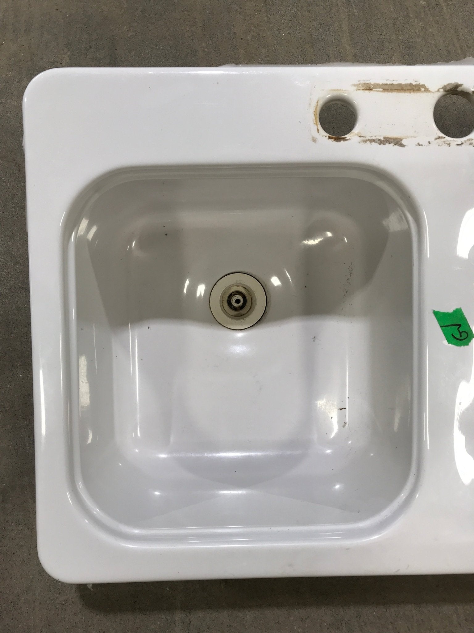 Used RV Kitchen Sink 28 3/4” L X 17 1/2” W - Young Farts RV Parts