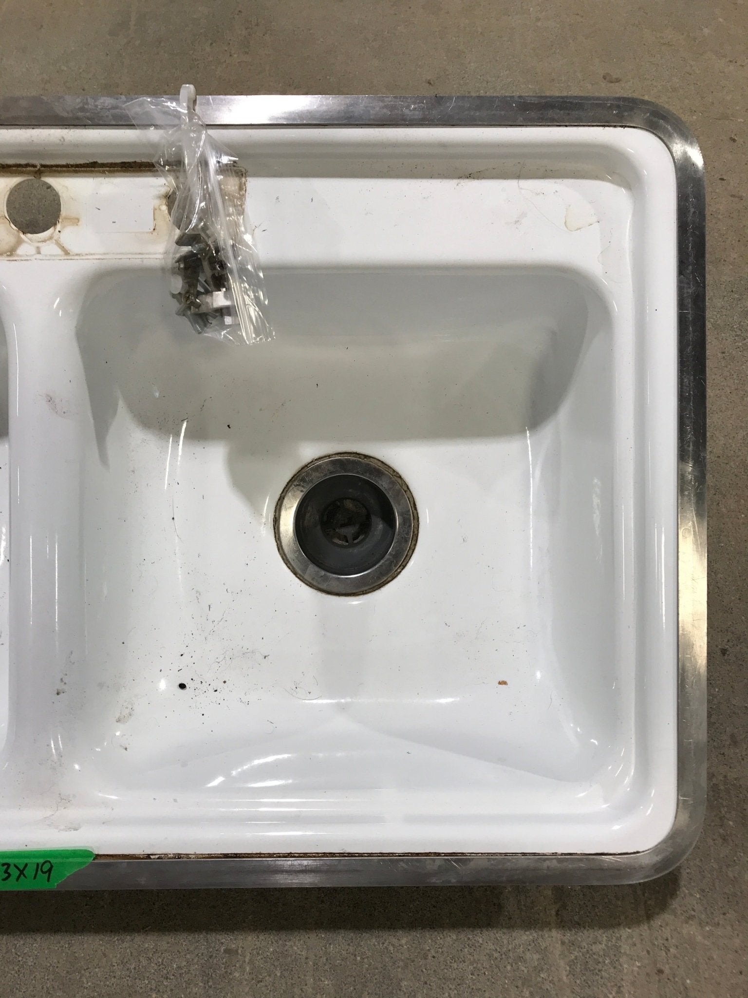 Used RV Kitchen Sink 33” W X 19” L - Young Farts RV Parts