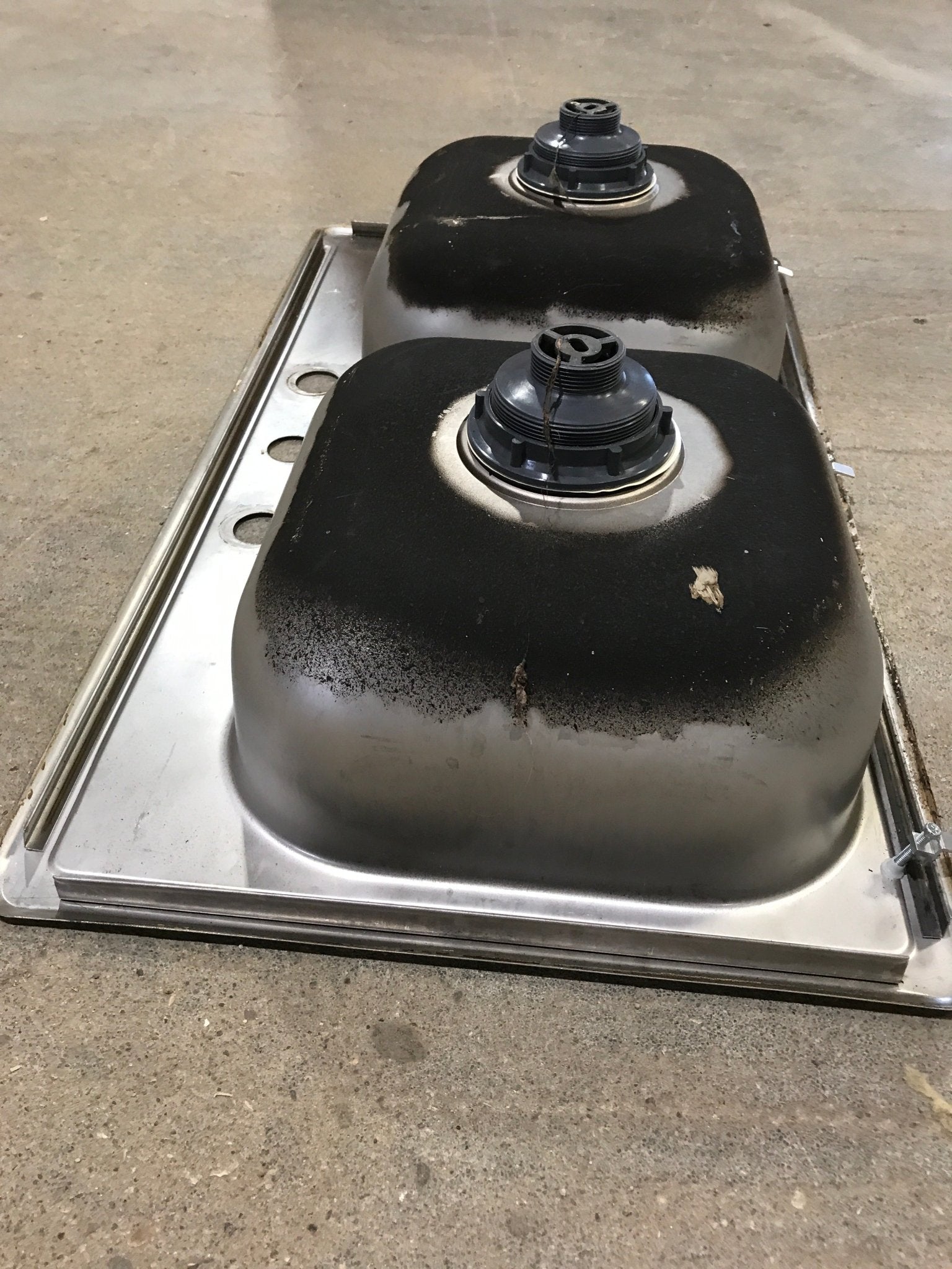 Used RV Kitchen Sink 33” W X 19” L - Young Farts RV Parts