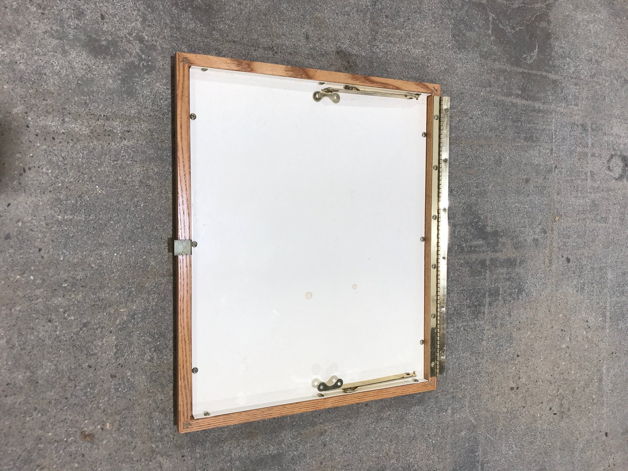 Used RV Mirror & Fold Down Table Top/ Tray 18 1/2 W x 15 1/2" H - Young Farts RV Parts