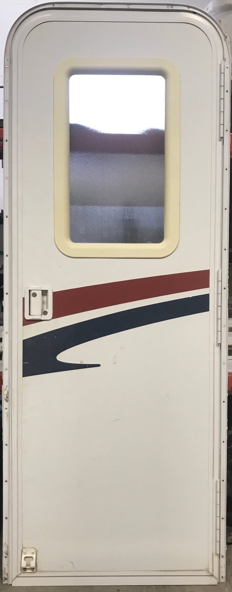 Used RV Radius Corner Entry Door 25 1/2