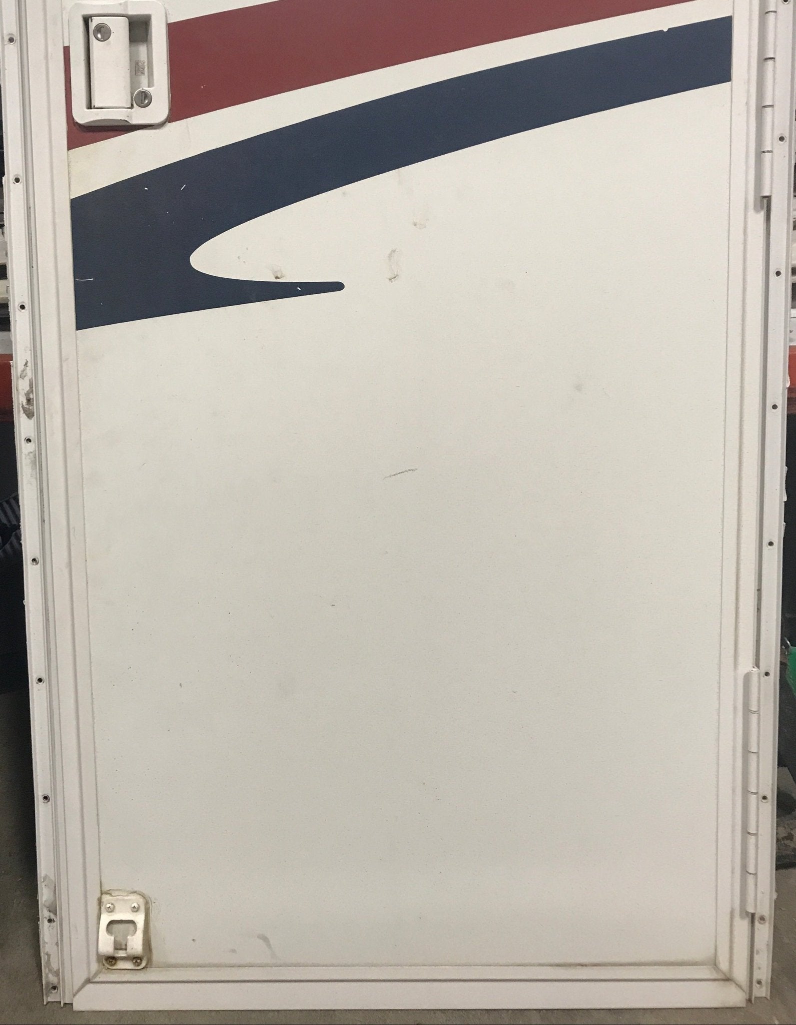 Used RV Radius Corner Entry Door 25 1/2