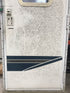 Used RV Radius Corner Entry Door 29 1/2" W x 71 1/2" H - Young Farts RV Parts