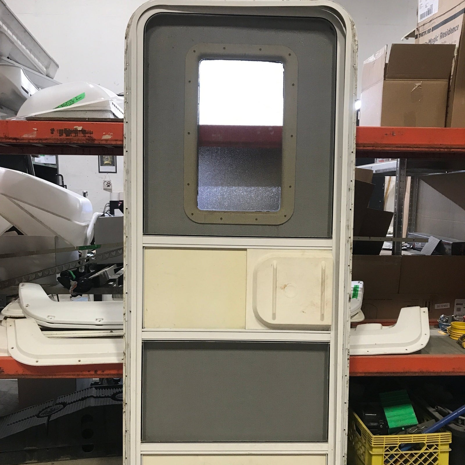 Used RV Radius Corner Entry Door 29 1/2