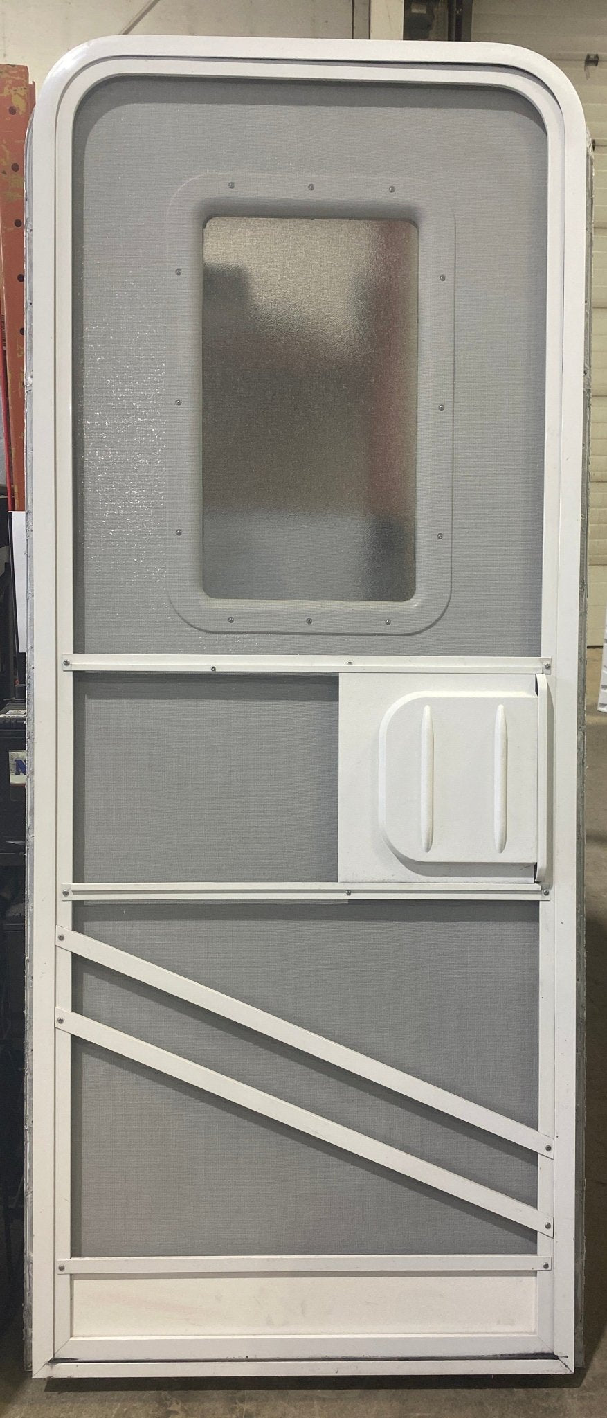 Used RV Radius Corner Entry Door 29 1/2