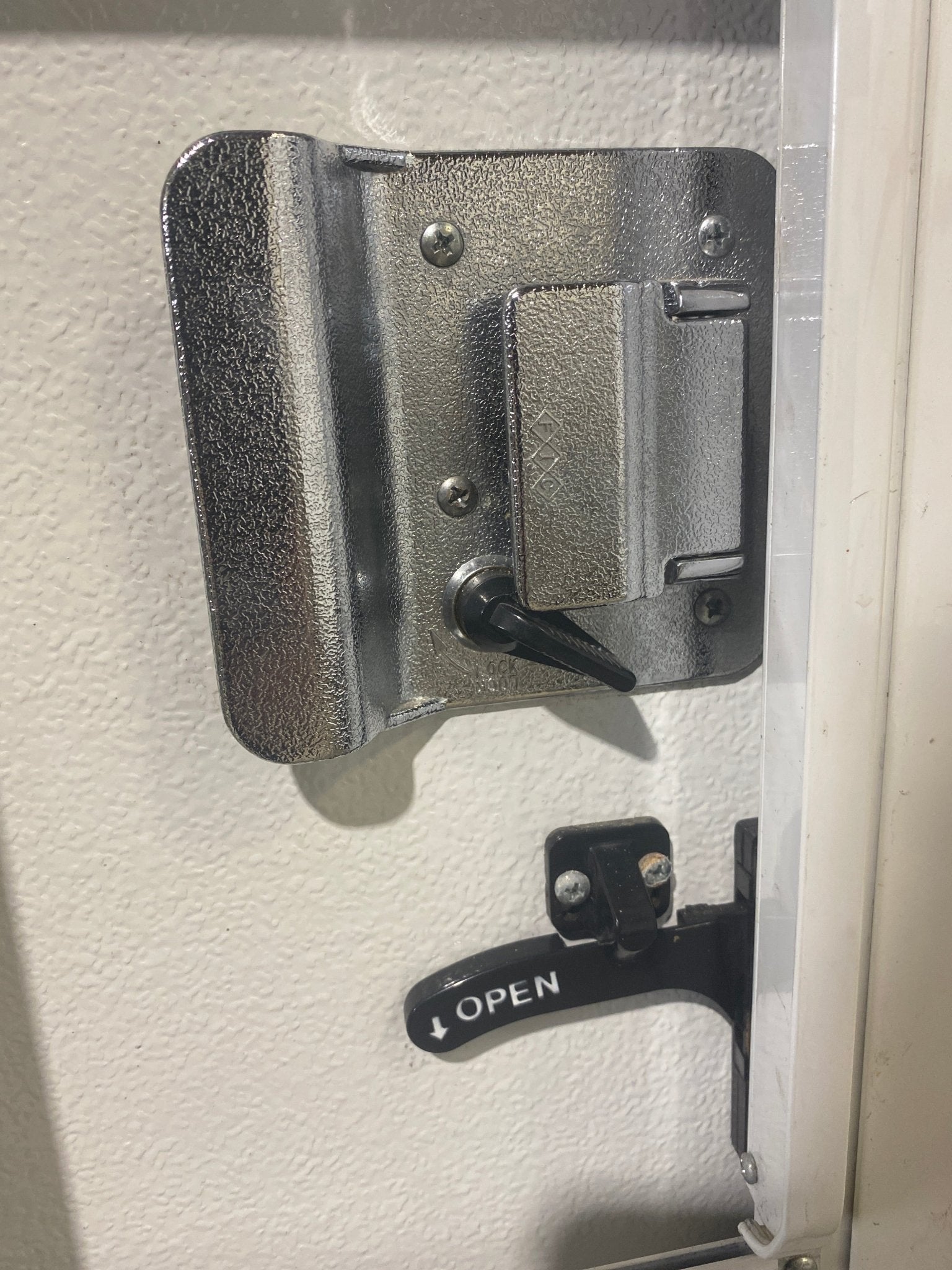 Used RV Radius Corner Entry Door 29 1/2