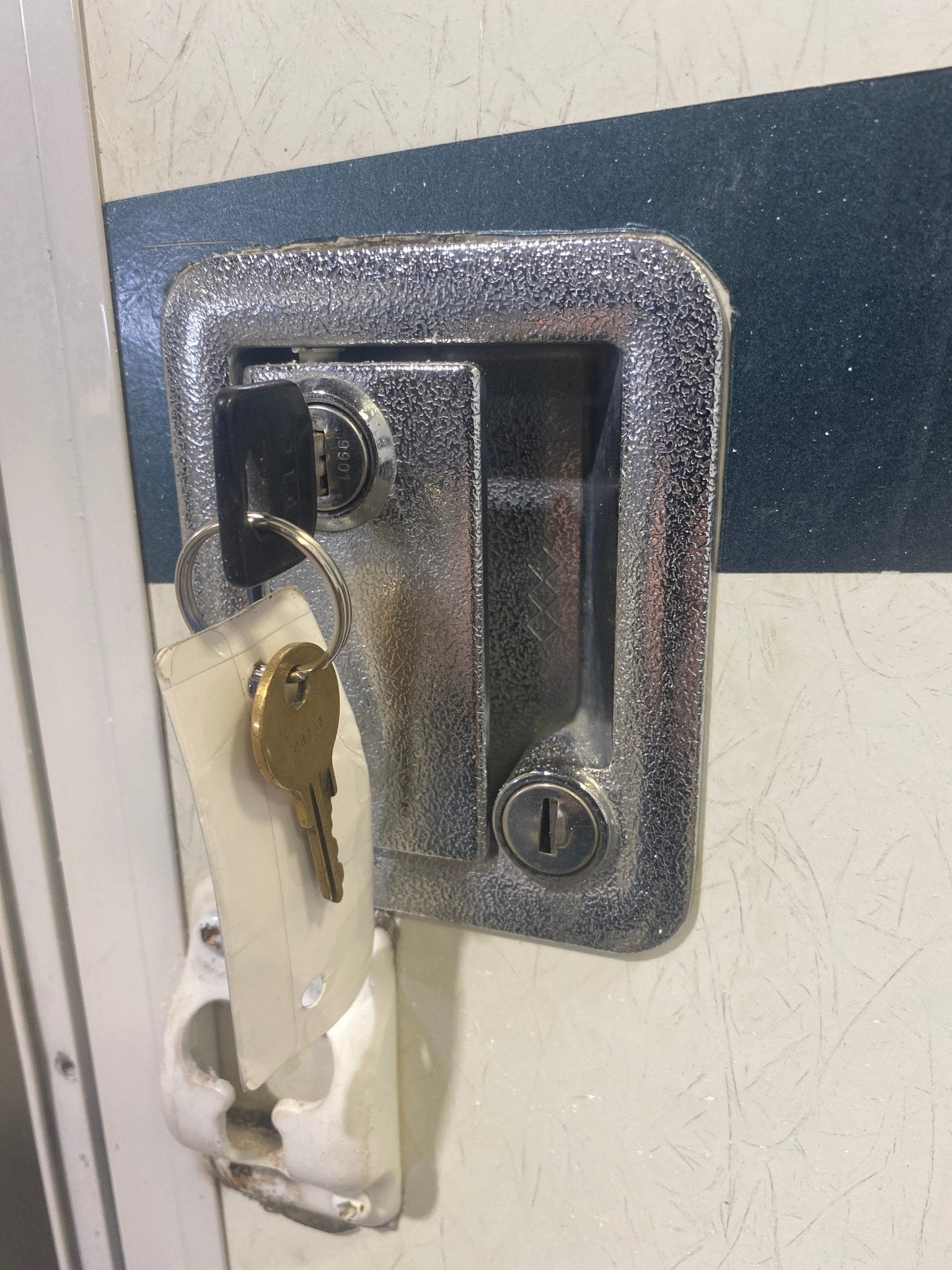 Used RV Radius Corner Entry Door 29 1/2