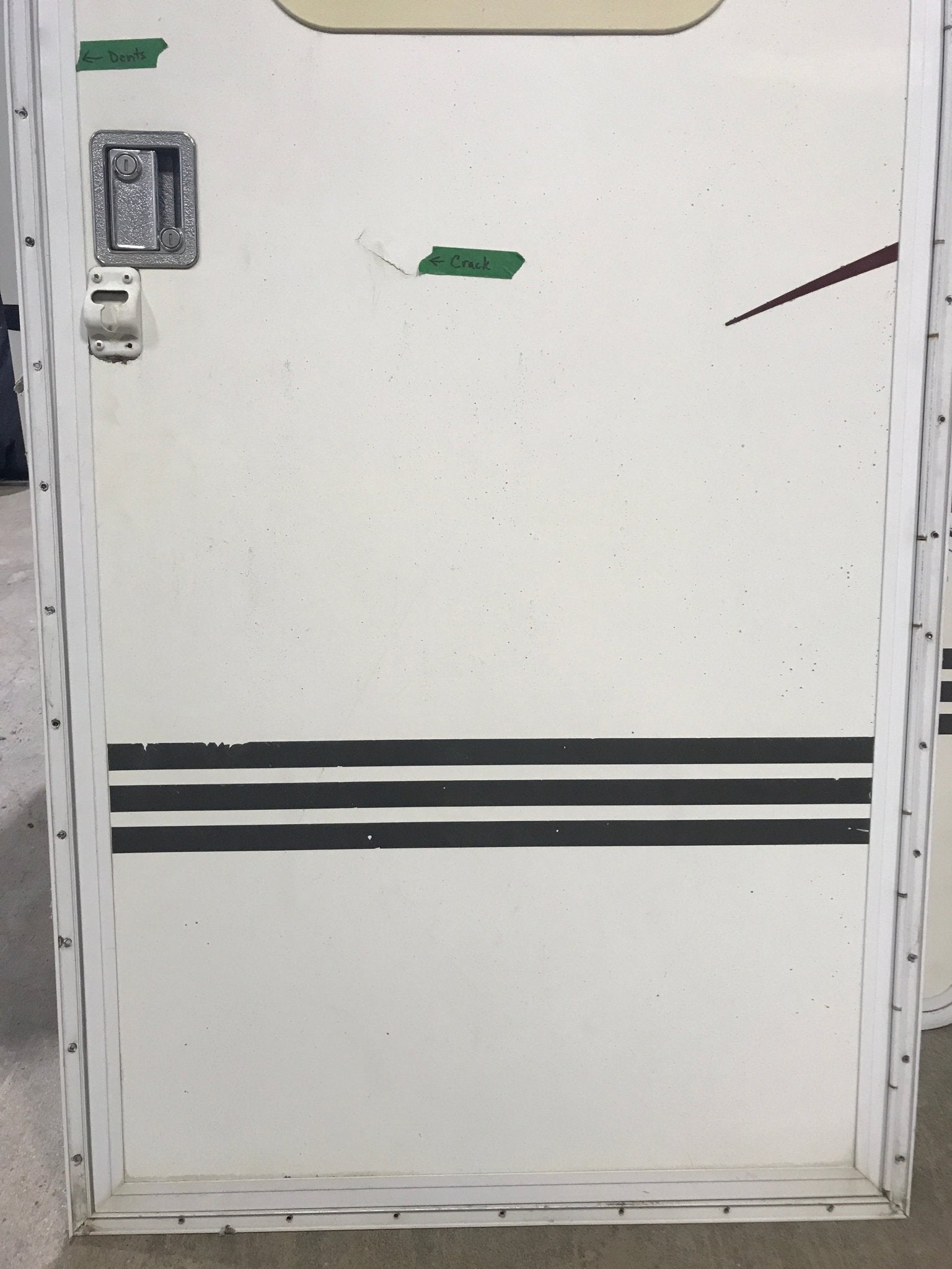 Used RV Radius Corner Entry Door 30