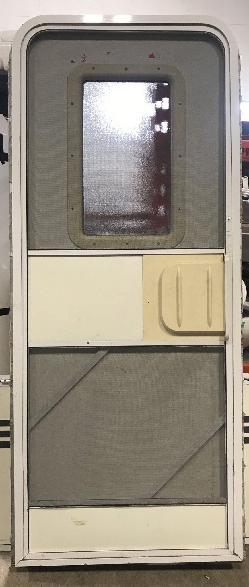 Used RV Radius Corner Entry Door 30