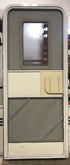 Used RV Radius Corner Entry Door 30" W x 72" H - Young Farts RV Parts