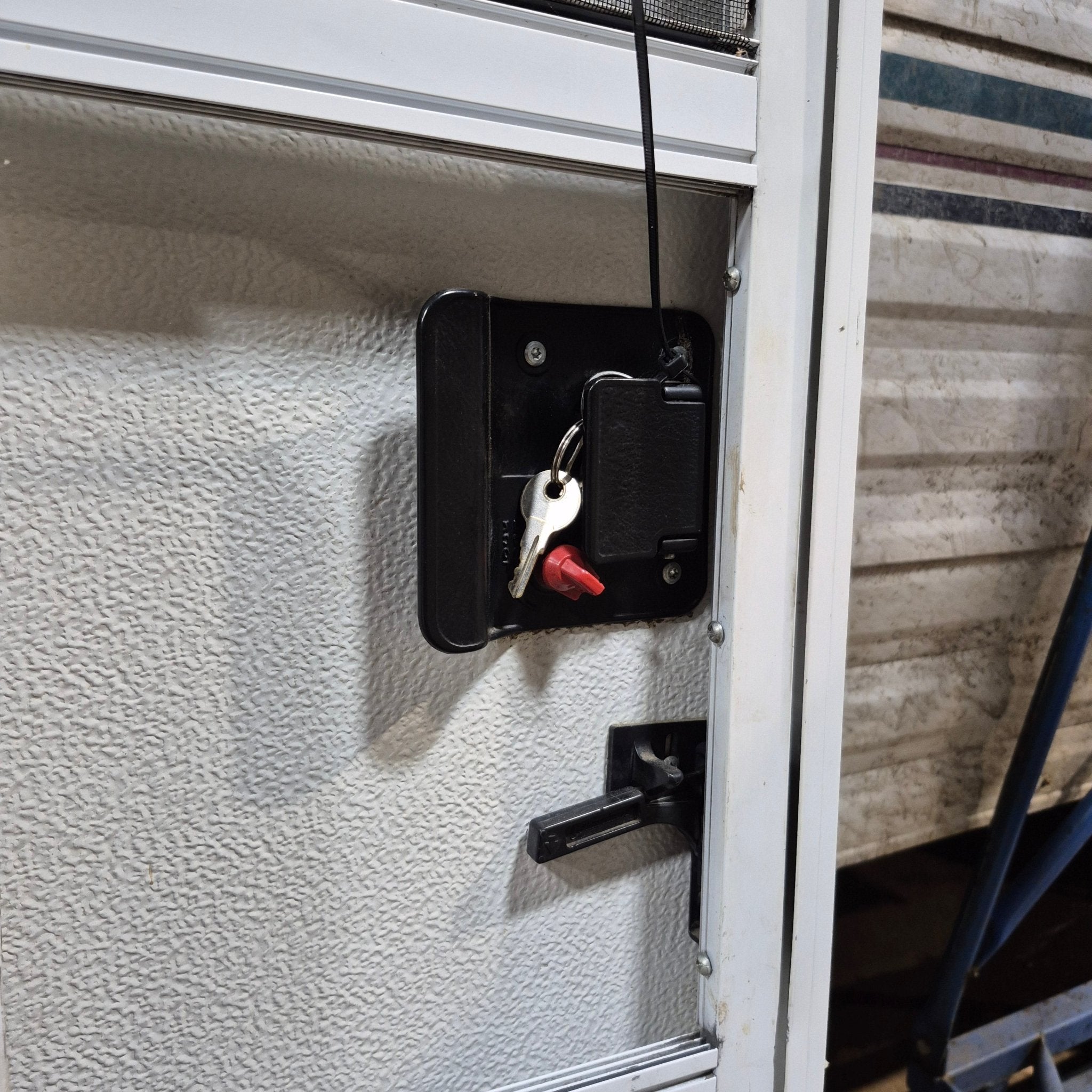 Used RV Radius Entry Door 25 1/2" x 71 3/8" - Young Farts RV Parts