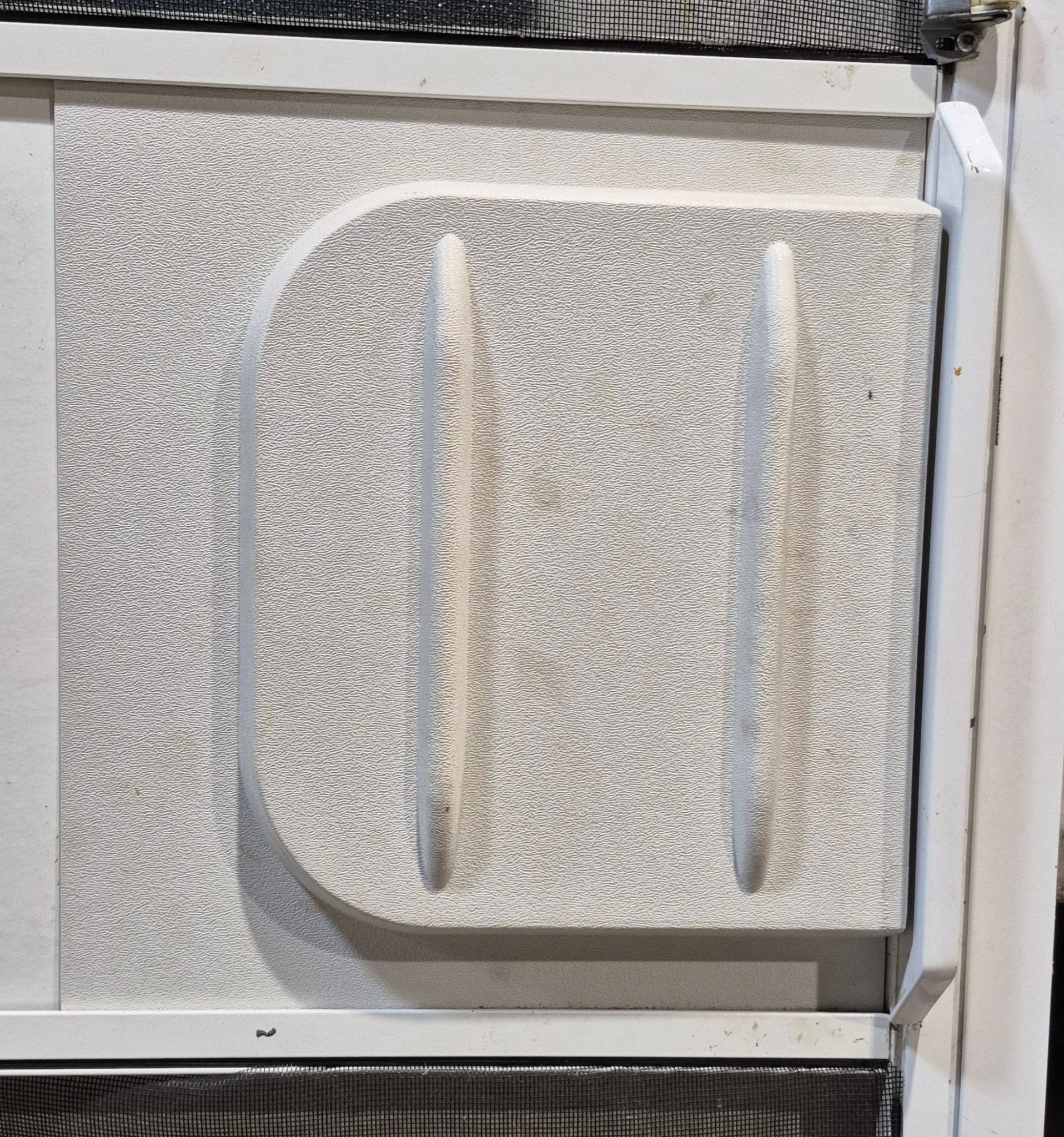 Used RV Radius Entry Door 25 3/4" W x 67 3/4" H - Young Farts RV Parts