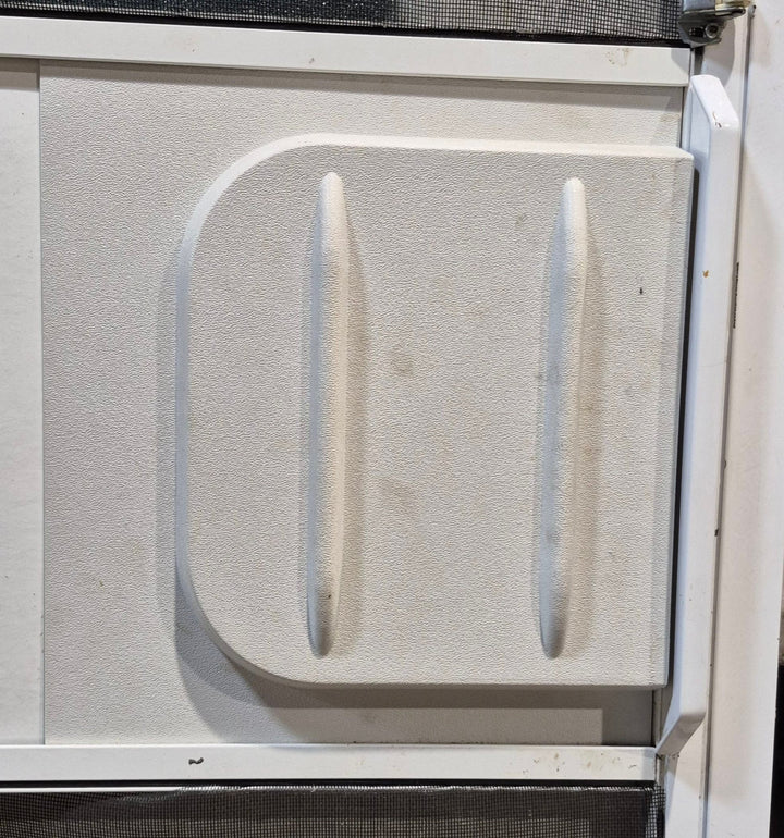 Used RV Radius Entry Door 25 3/4" W x 67 3/4" H - Young Farts RV Parts