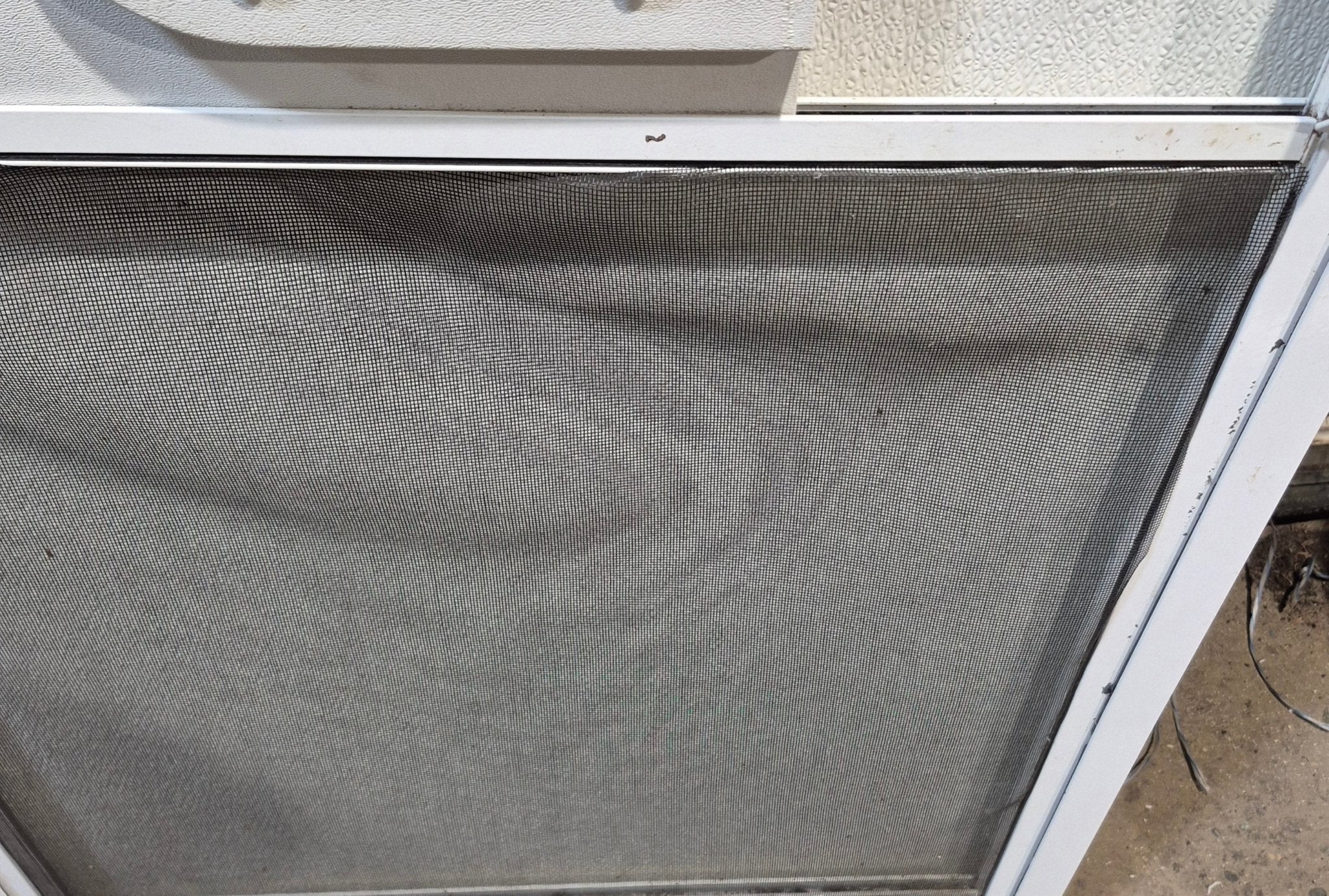 Used RV Radius Entry Door 25 3/4" W x 67 3/4" H - Young Farts RV Parts