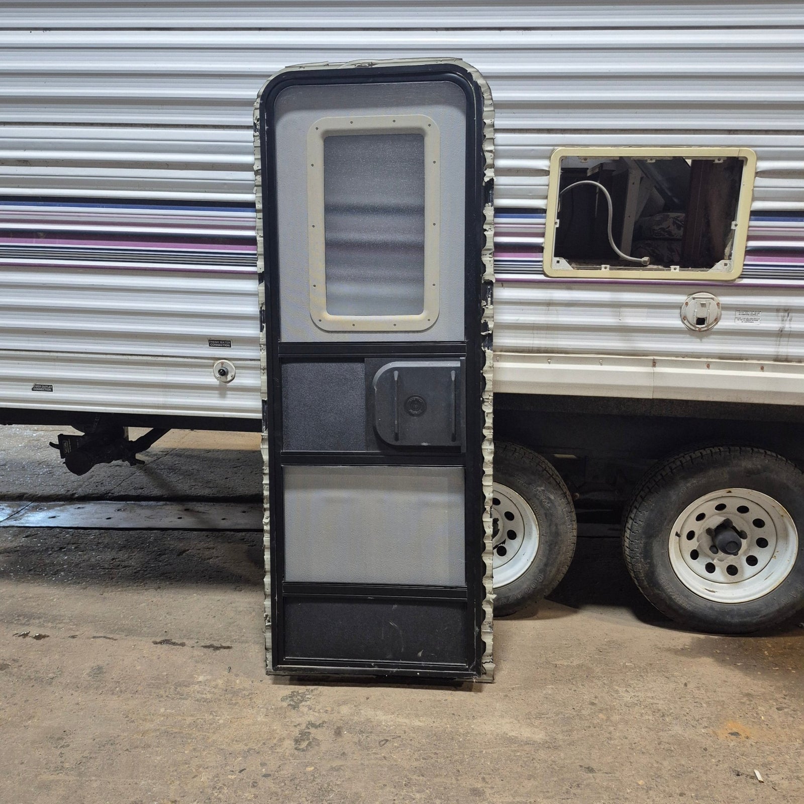 Used RV Radius Entry Door 25 3/4