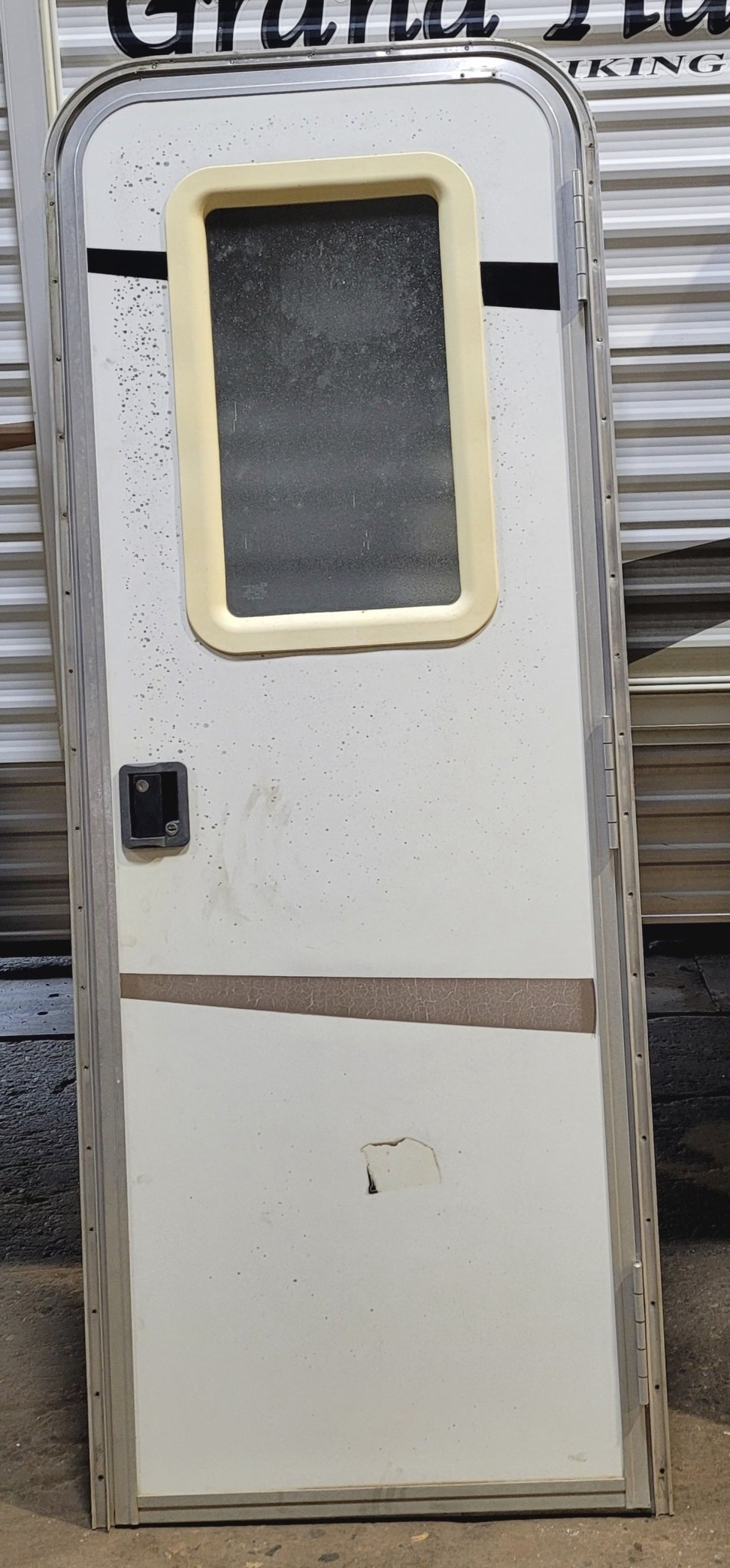 Used RV Radius Entry Door 25 5/8