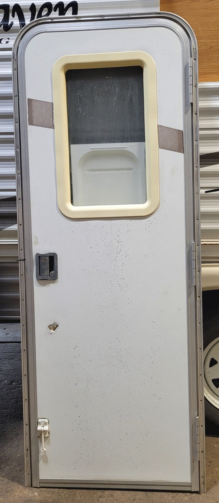 Used RV Radius Entry Door 25 5/8