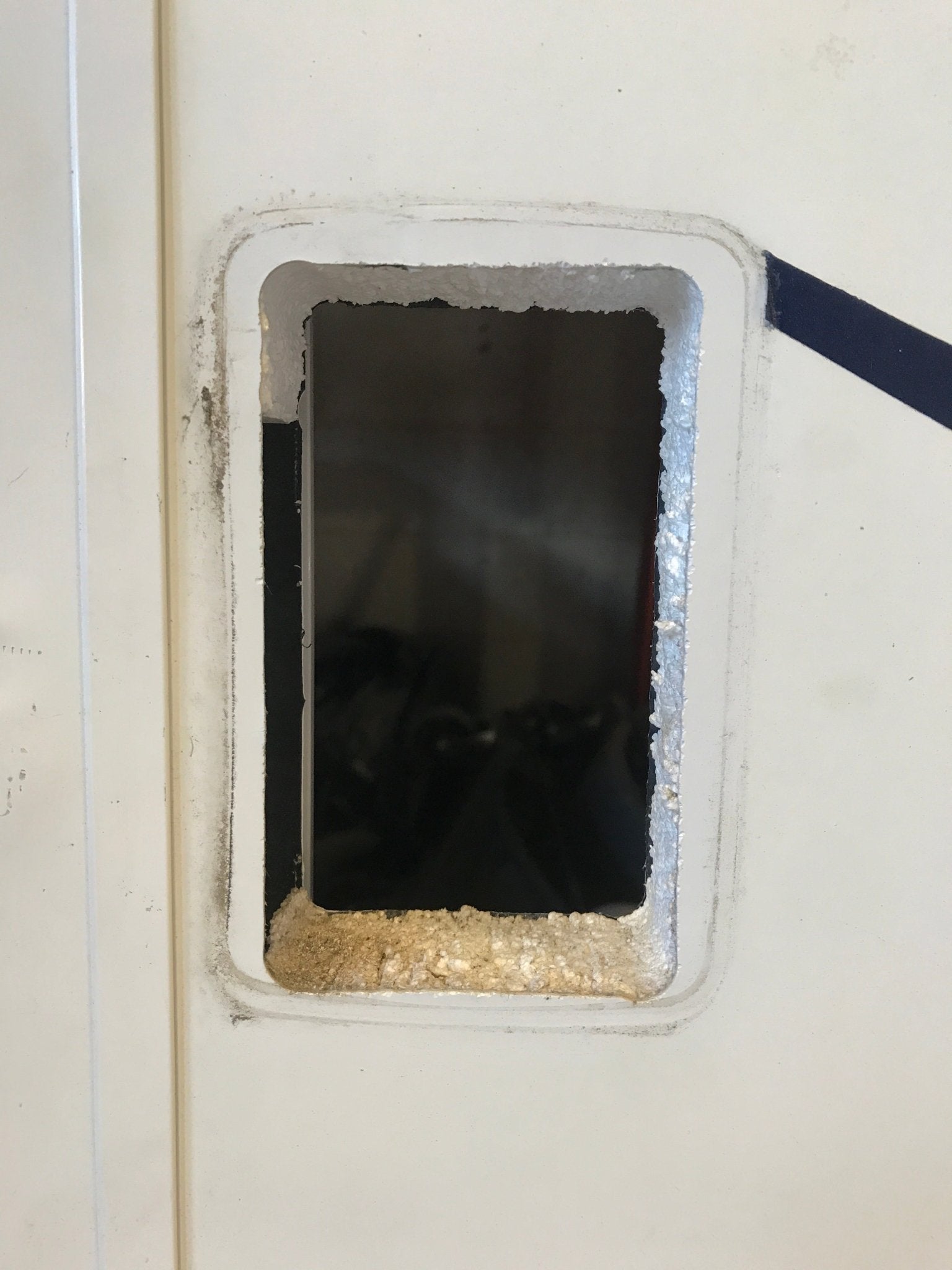Used RV Radius Entry Door 25 5/8