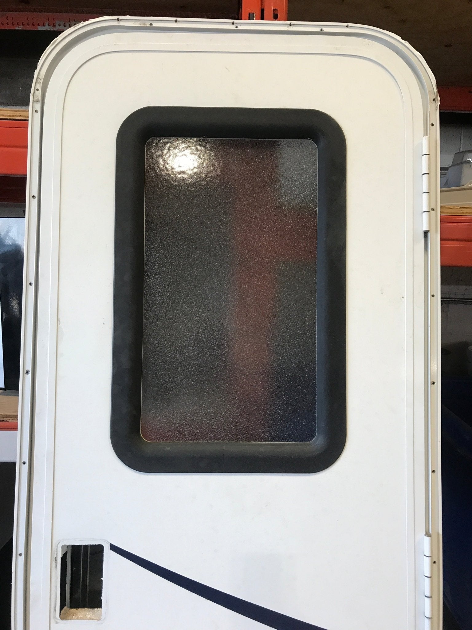Used RV Radius Entry Door 25 5/8" x 71 1/2" - Young Farts RV Parts