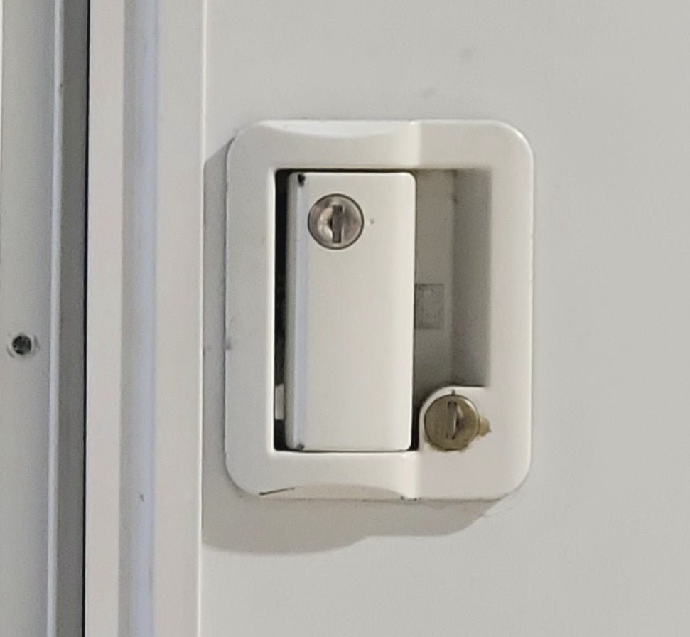 Used RV Radius Entry Door 25 5/8" X 71 3/8" - Young Farts RV Parts