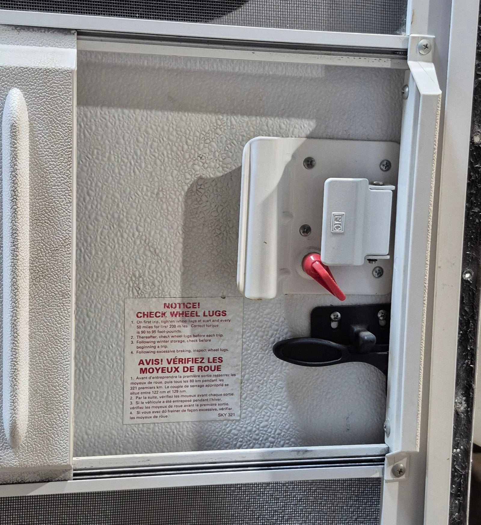 Used RV Radius Entry Door 25 5/8