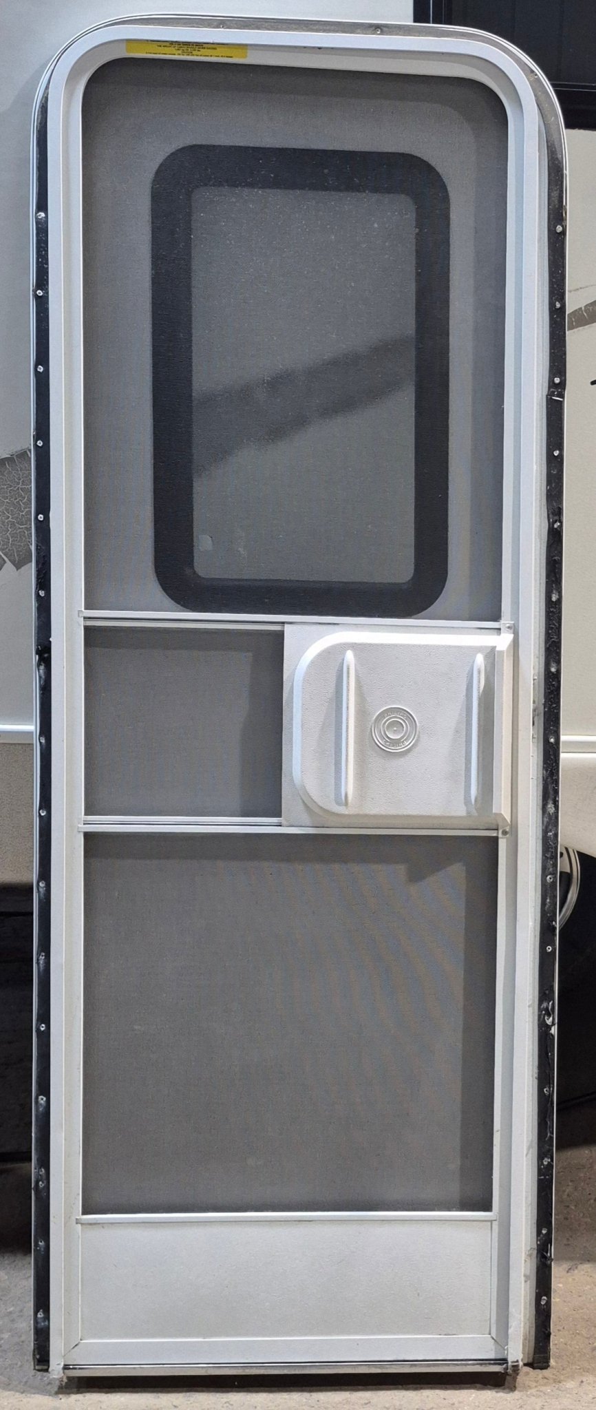Used RV Radius Entry Door 25 5/8" x 72" - Young Farts RV Parts