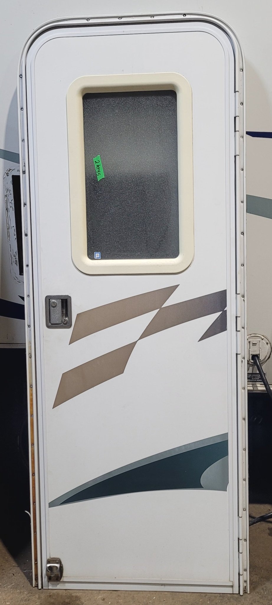 Used RV Radius Entry Door 25 5/8