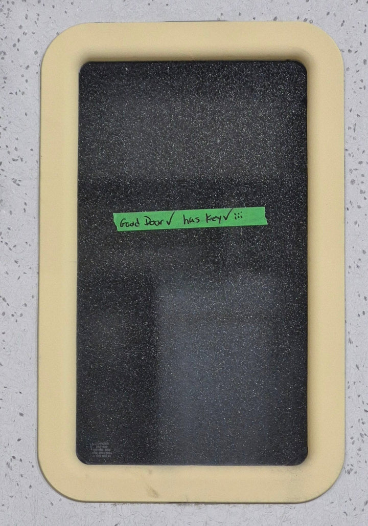 Used RV Radius Entry Door 25 7/8" W x 70" H - Young Farts RV Parts