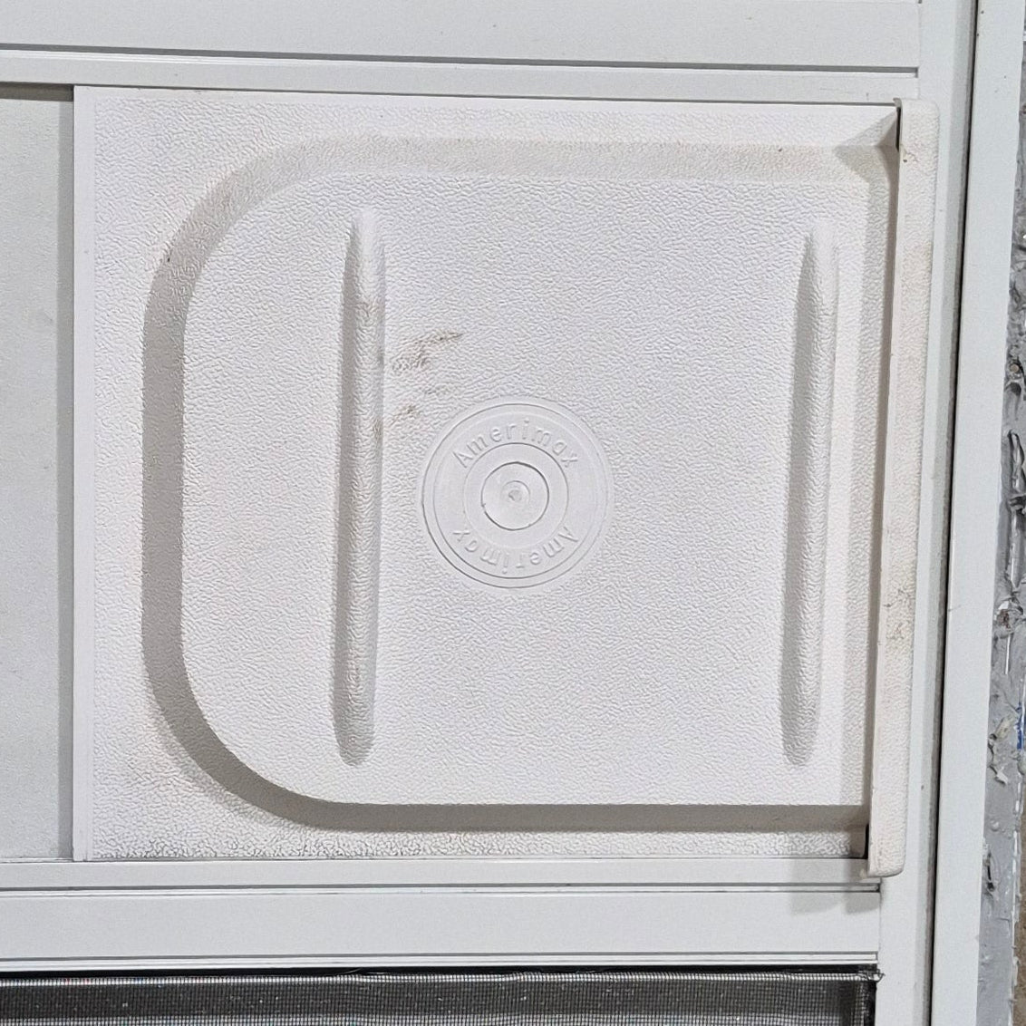 Used RV Radius Entry Door 26" W x 69 3/4" H - Young Farts RV Parts