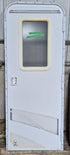 Used RV Radius Entry Door 26" W x 69 3/4" H - Young Farts RV Parts
