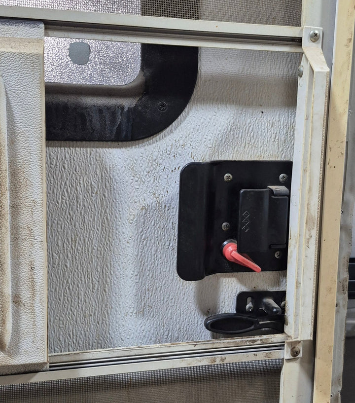 Used RV Radius Entry Door 26" W x 70 1/8" H - Young Farts RV Parts