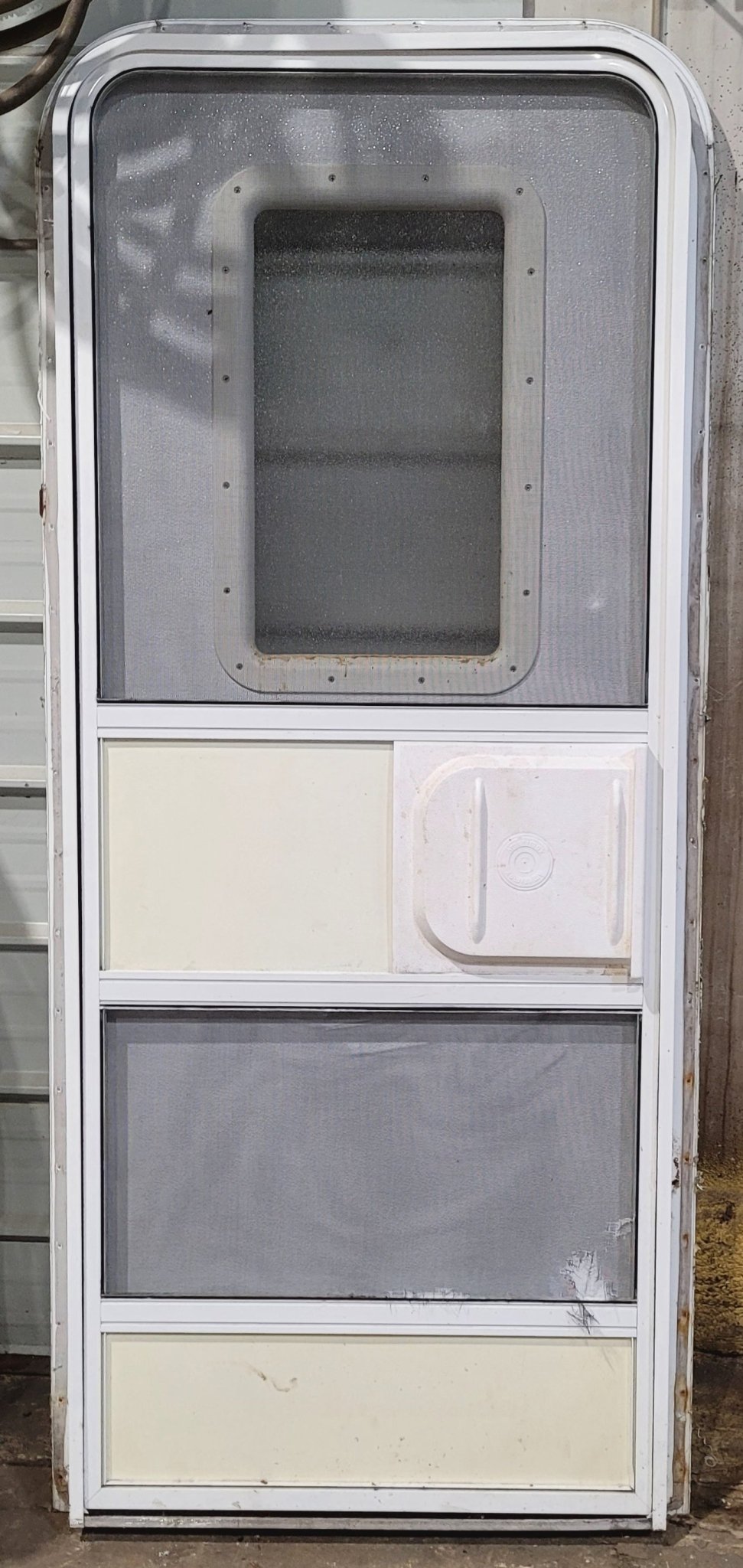 Used RV Radius Entry Door 29 1/2