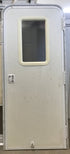 Used RV Radius Entry Door 29 1/2" W x 71 1/2" H - Young Farts RV Parts