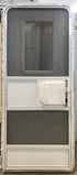 Used RV Radius Entry Door 29 1/2" W x 71 1/2" H - Young Farts RV Parts