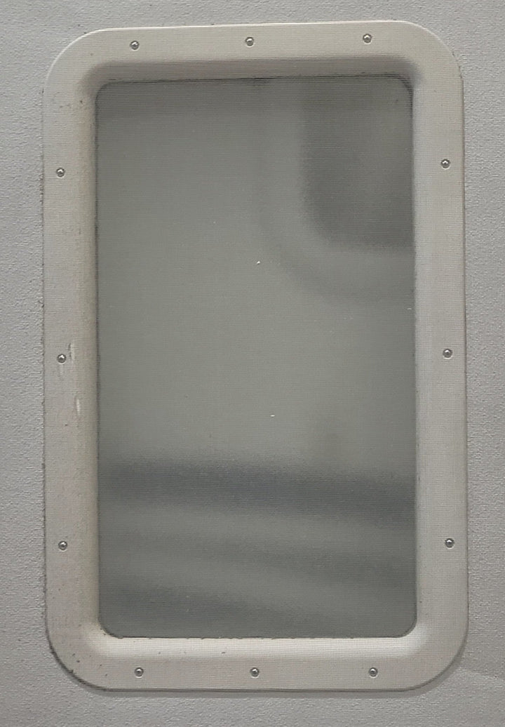 Used RV Radius Entry Door 29 1/2" W x 72" H - Young Farts RV Parts