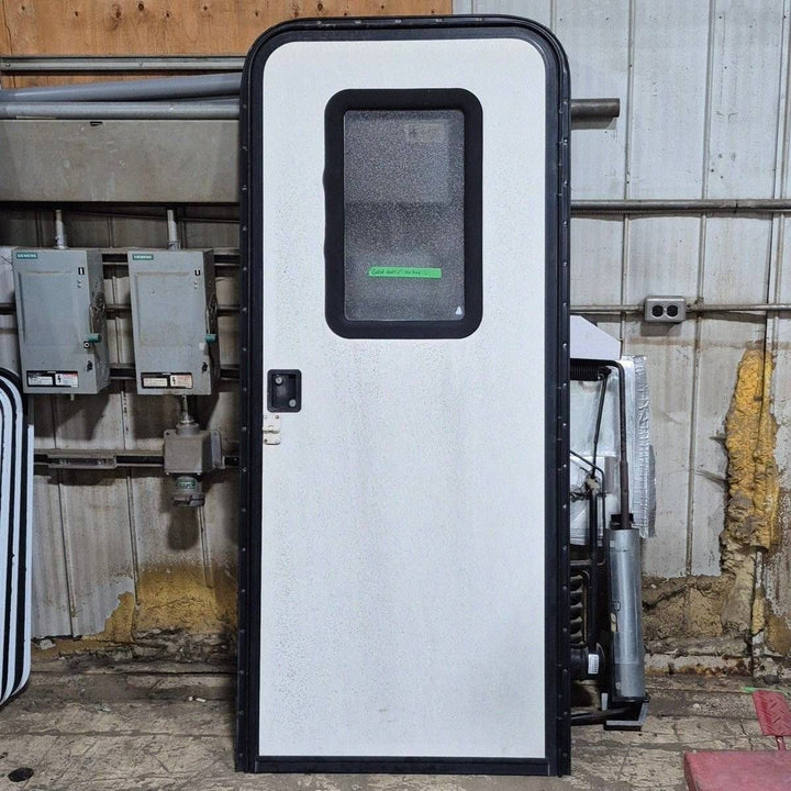 Used RV Radius Entry Door - 29 1/2" X 72" - Young Farts RV Parts