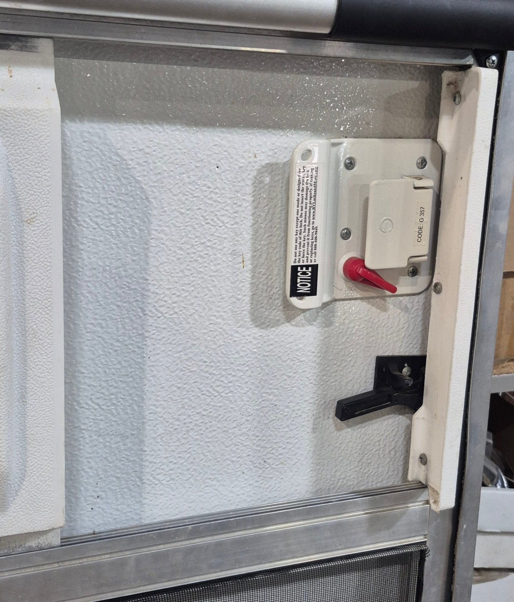 Used RV Radius Entry Door 29 3/4" x 69 5/8" - Young Farts RV Parts