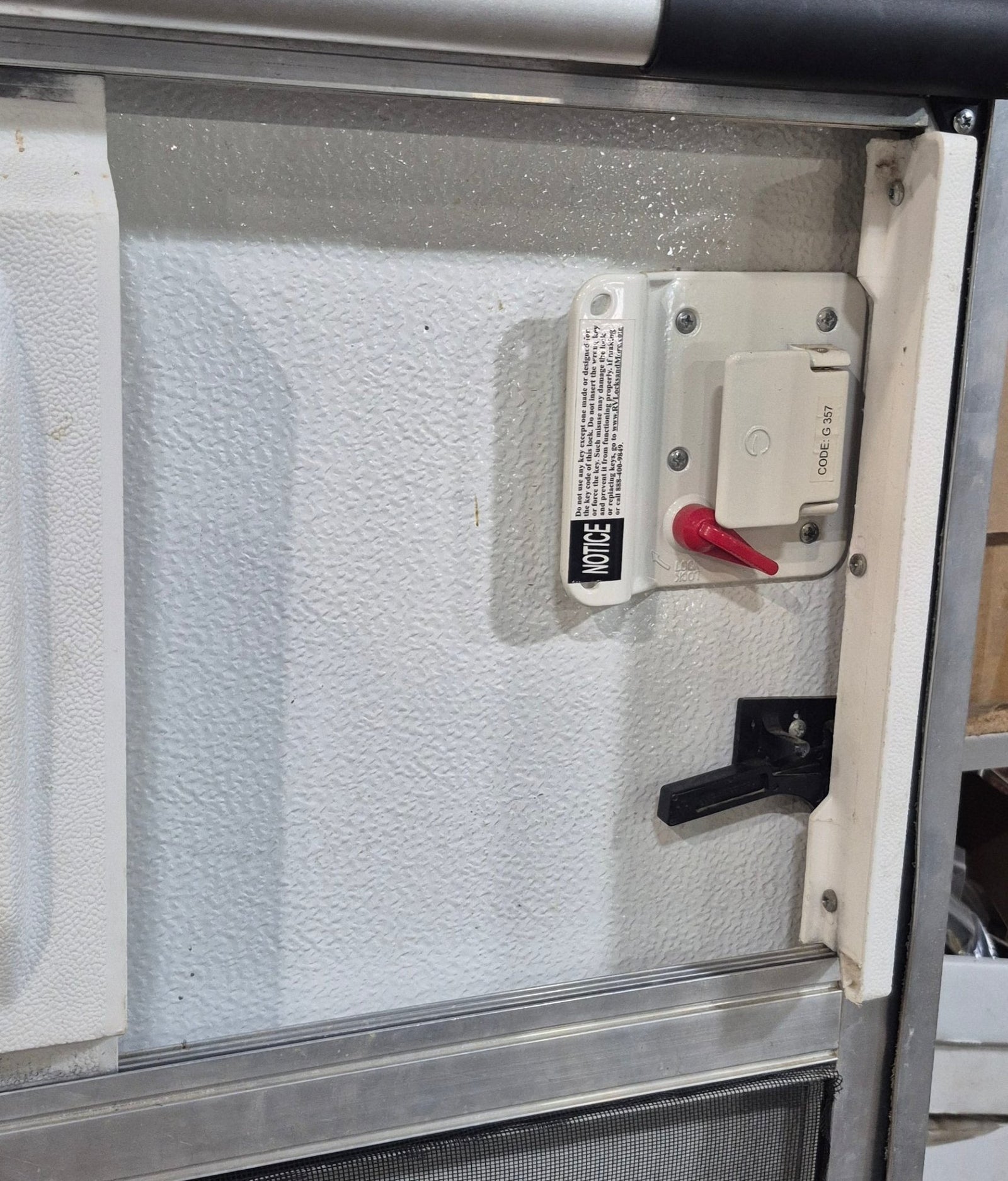 Used RV Radius Entry Door 29 3/4