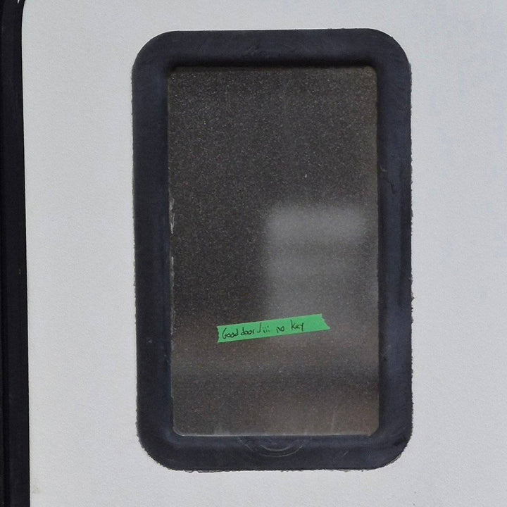 Used RV Radius Entry Door - 71.625 X 29.5 X 2.5 - Young Farts RV Parts